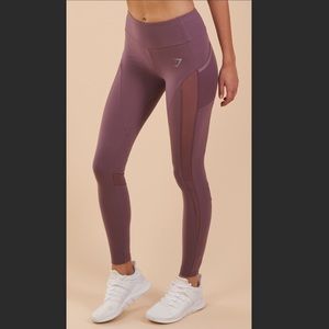 Gymshark Sleek Aspire Leggings - purple wash